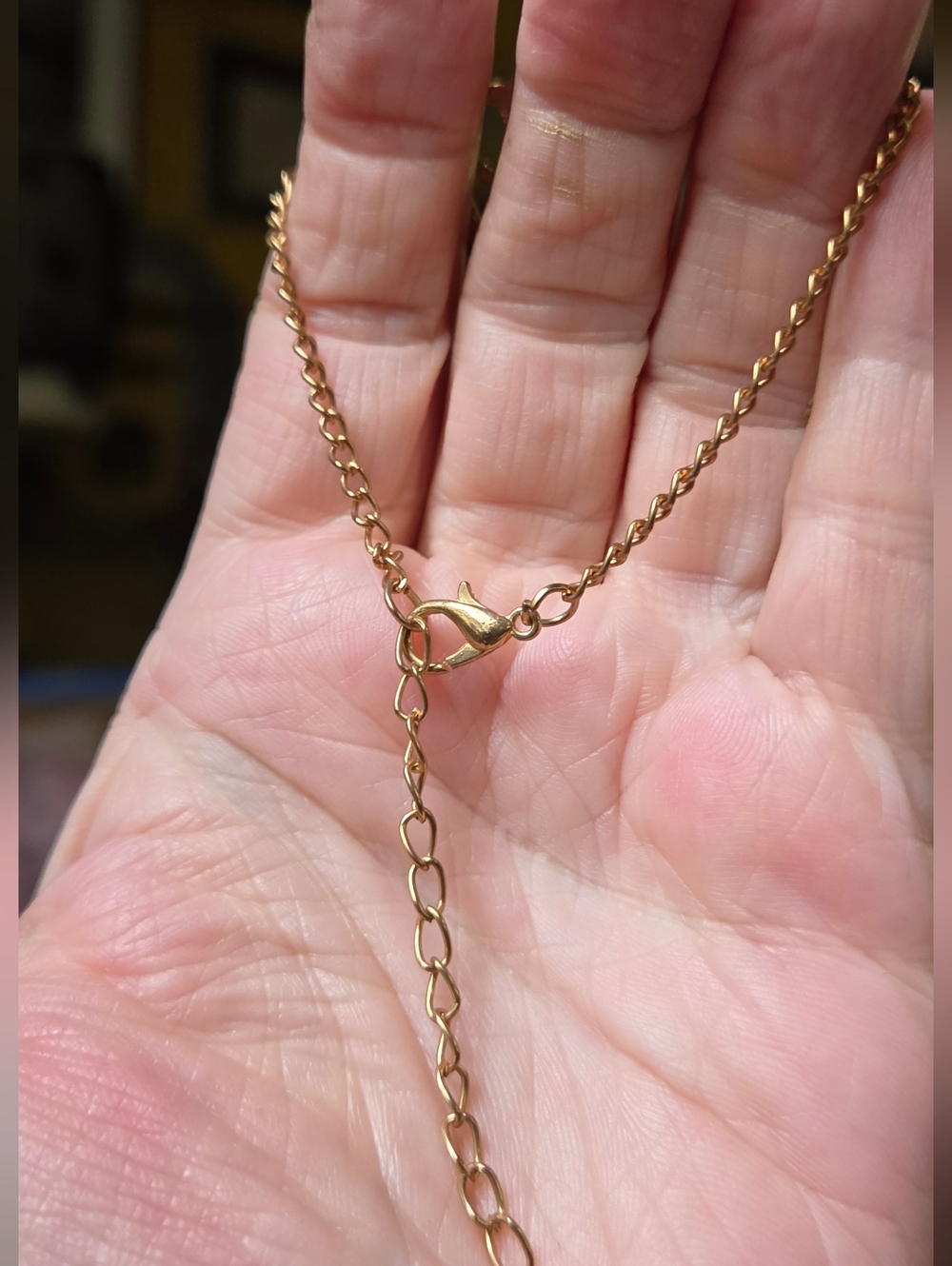 Gold "Love" Script Bracelet - Women's Fashion Jewelry Sz9" - Picture 5 of 5